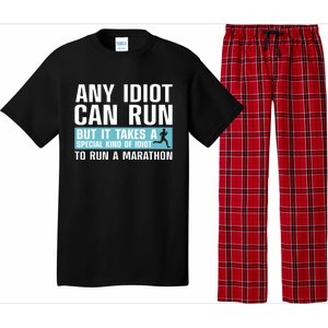 Funny Marathon Art For Men Women Marathoner Running Finisher Pajama Set