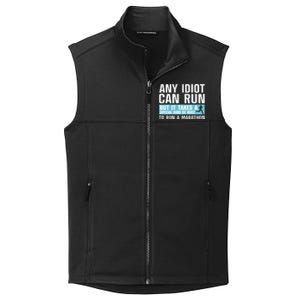 Funny Marathon Art For Men Women Marathoner Running Finisher Collective Smooth Fleece Vest