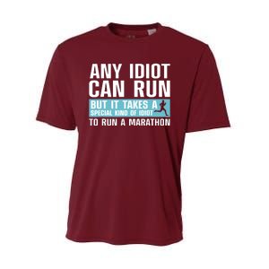 Funny Marathon Art For Men Women Marathoner Running Finisher Performance Sprint T-Shirt