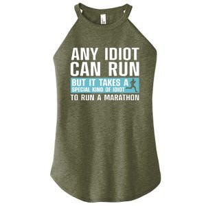 Funny Marathon Art For Men Women Marathoner Running Finisher Women's Perfect Tri Rocker Tank