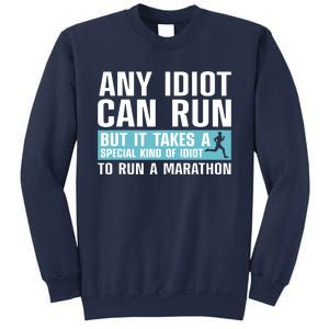 Funny Marathon Art For Men Women Marathoner Running Finisher Sweatshirt