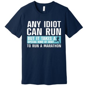 Funny Marathon Art For Men Women Marathoner Running Finisher Premium T-Shirt