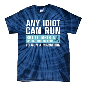 Funny Marathon Art For Men Women Marathoner Running Finisher Tie-Dye T-Shirt