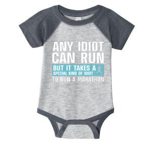 Funny Marathon Art For Men Women Marathoner Running Finisher Infant Baby Jersey Bodysuit