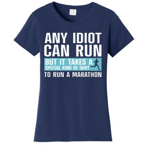 Funny Marathon Art For Men Women Marathoner Running Finisher Women's T-Shirt