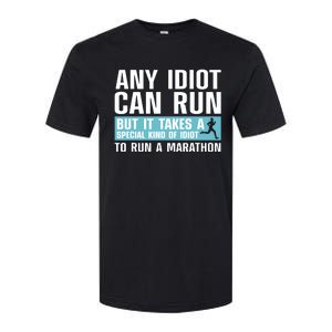 Funny Marathon Art For Men Women Marathoner Running Finisher Softstyle CVC T-Shirt