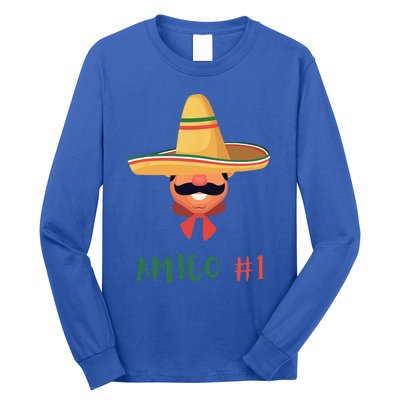 Funny Mexican Amigo 1 Group Matching DIY Halloween Costume Long Sleeve Shirt