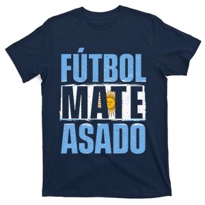 Futbol Mate Asado Argentina Soccer Lover T-Shirt