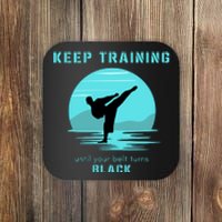 Funny Martial Arts Workout Gift Karate Coaster