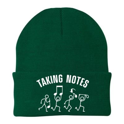 Funny Music Art For Women Musical Note Gag Music Lover Knit Cap Winter Beanie