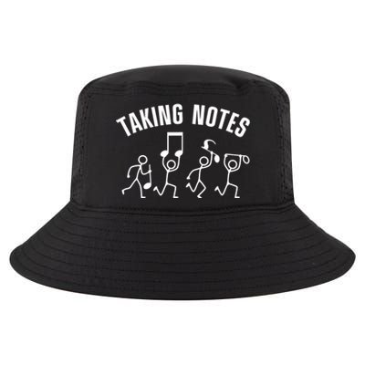 Funny Music Art For Women Musical Note Gag Music Lover Cool Comfort Performance Bucket Hat