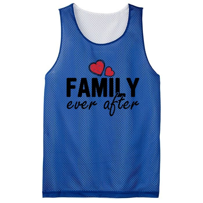 Family Matching Adoption Dad Mom Family Ever After Great Gift Mesh Reversible Basketball Jersey Tank