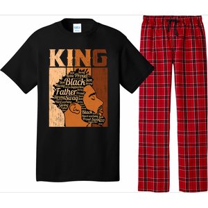 Father Melanin African Black History King Juneteenth Dad Gift Pajama Set