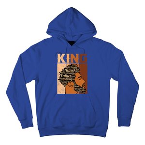 Father Melanin African Black History King Juneteenth Dad Gift Hoodie