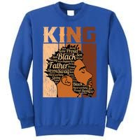 Father Melanin African Black History King Juneteenth Dad Gift Sweatshirt