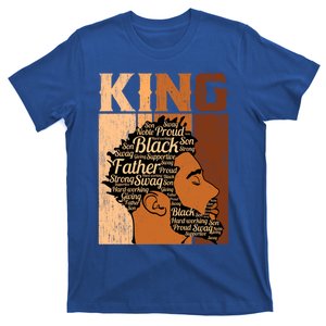 Father Melanin African Black History King Juneteenth Dad Gift T-Shirt