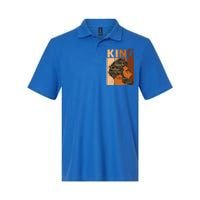 Father Melanin African Black History King Juneteenth Dad Gift Softstyle Adult Sport Polo