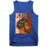 Father Melanin African Black History King Juneteenth Dad Gift Tank Top