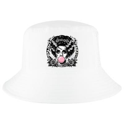 Frankenstein Monster And Bride B.U.B.B.L.E G.U.M Funny Halloween Cool Comfort Performance Bucket Hat