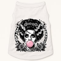 Frankenstein Monster And Bride B.U.B.B.L.E G.U.M Funny Halloween Doggie Tank