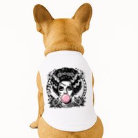 Frankenstein Monster And Bride B.U.B.B.L.E G.U.M Funny Halloween Doggie Tank