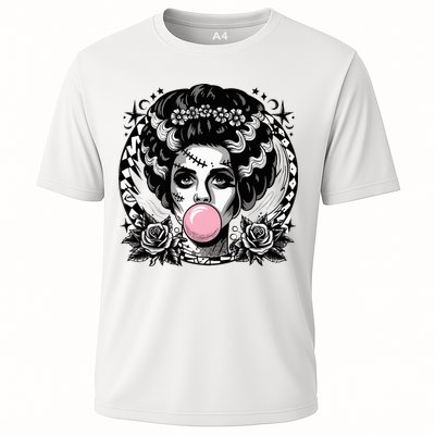 Frankenstein Monster And Bride B.U.B.B.L.E G.U.M Funny Halloween Performance Shirt