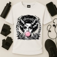 Frankenstein Monster And Bride B.U.B.B.L.E G.U.M Funny Halloween Performance Shirt