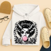 Frankenstein Monster And Bride B.U.B.B.L.E G.U.M Funny Halloween Hoodie