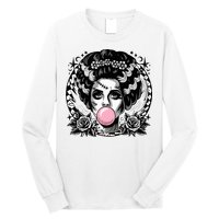 Frankenstein Monster And Bride B.U.B.B.L.E G.U.M Funny Halloween Long Sleeve Shirt