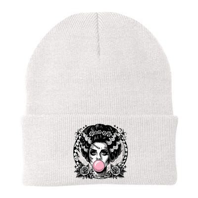 Frankenstein Monster And Bride B.U.B.B.L.E G.U.M Funny Halloween Beanie