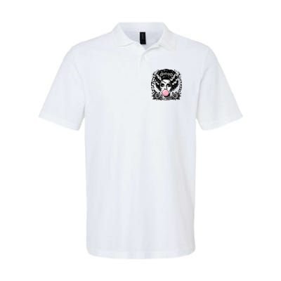 Frankenstein Monster And Bride B.U.B.B.L.E G.U.M Funny Halloween Polo