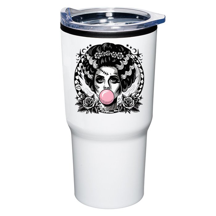 Frankenstein Monster And Bride B.U.B.B.L.E G.U.M Funny Halloween Tumbler