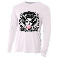 Frankenstein Monster And Bride B.U.B.B.L.E G.U.M Funny Halloween Cooling Performance Long Sleeve Crew