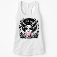 Frankenstein Monster And Bride B.U.B.B.L.E G.U.M Funny Halloween Womens Tank Top