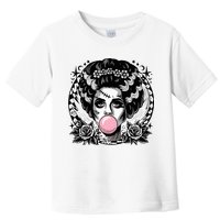 Frankenstein Monster And Bride B.U.B.B.L.E G.U.M Funny Halloween Toddler T-Shirt