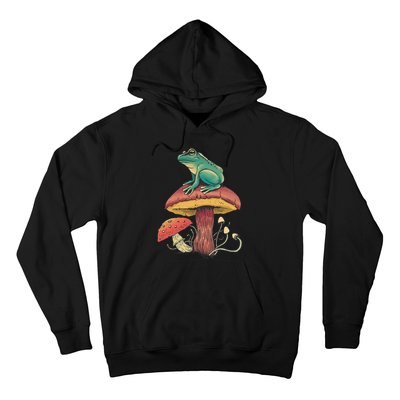 Frog Mushroom Animal Motif Woman Man Mushrooms Animal Hoodie