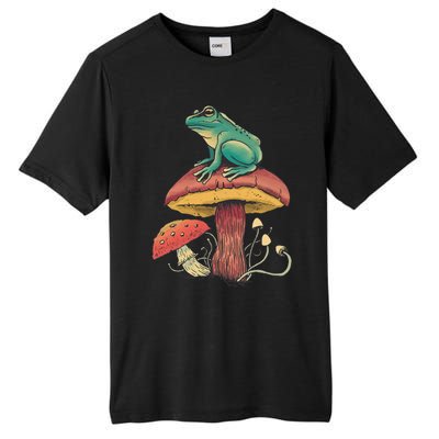 Frog Mushroom Animal Motif Woman Man Mushrooms Animal Tall Fusion ChromaSoft Performance T-Shirt