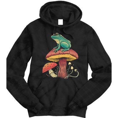 Frog Mushroom Animal Motif Woman Man Mushrooms Animal Tie Dye Hoodie