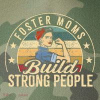 Foster Mom Appreciation Build Strong People Foster Care Legacy Tie Dye Trucker Hat
