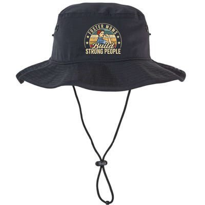 Foster Mom Appreciation Build Strong People Foster Care Bucket Hat