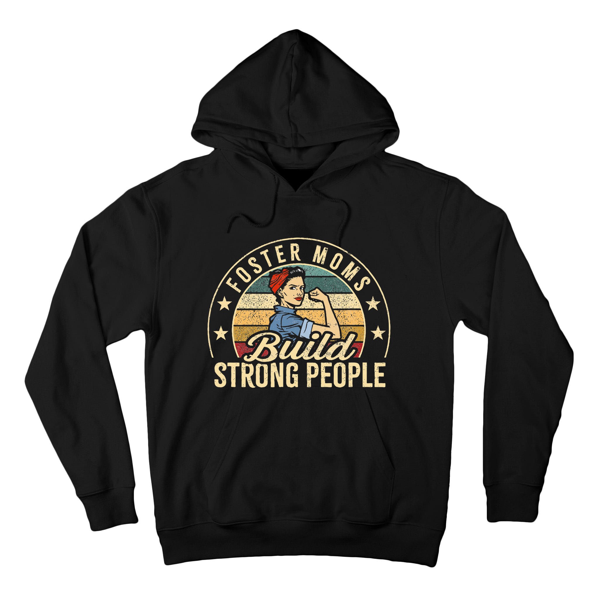 Foster Mom Appreciation Build Strong People Foster Care Tall Hoodie