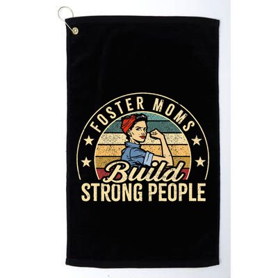Foster Mom Appreciation Build Strong People Foster Care Golf Towel
