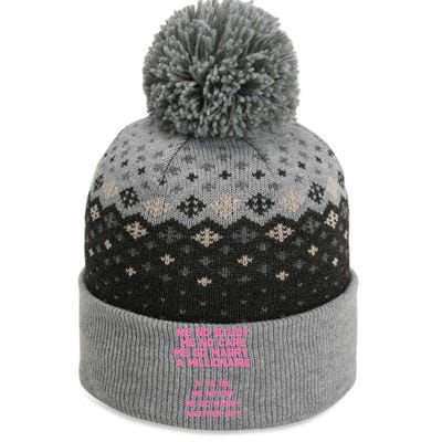 Funny Marry A Millionaire Cute Gift The Baniff Cuffed Pom Beanie