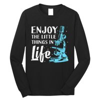 Funny Microscope Art Biology Nerd Science Lab Long Sleeve Shirt