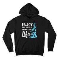 Funny Microscope Art Biology Nerd Science Lab Tall Hoodie