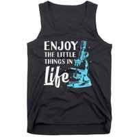 Funny Microscope Art Biology Nerd Science Lab Tank Top