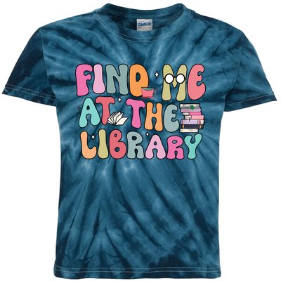 Find Me At The Library Kids Tie-Dye T-Shirt