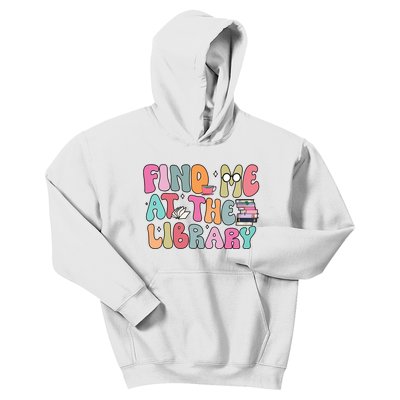 Find Me At The Library Kids Hoodie