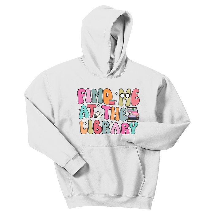 Find Me At The Library Kids Hoodie