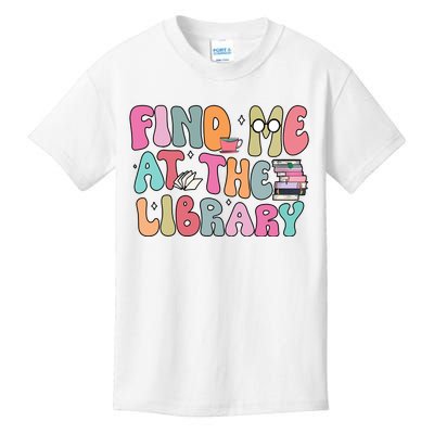 Find Me At The Library Kids T-Shirt